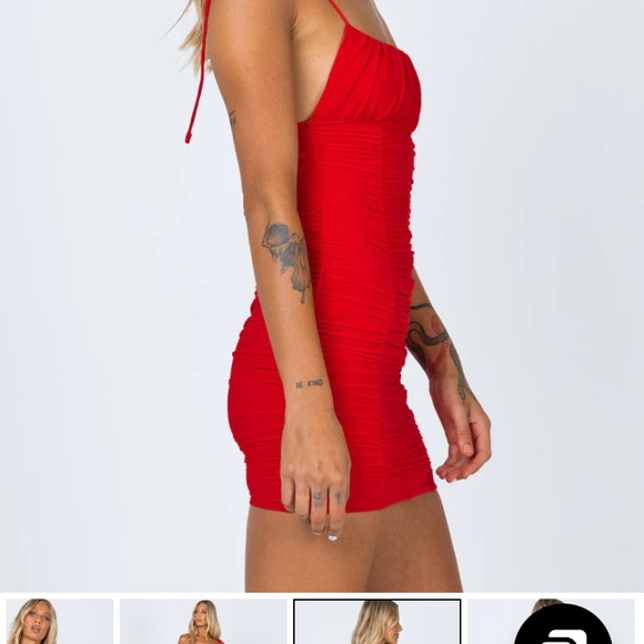 Princess Polly Moffett Mini Dress - size 2 / XS - Picture 2 of 6